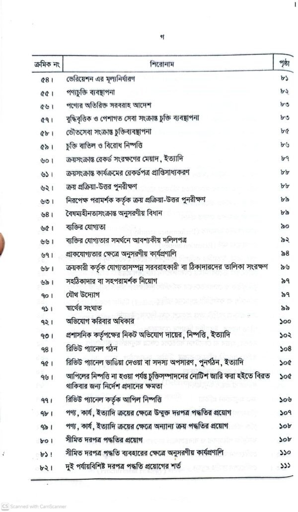 পাবলিক প্রকিউরমেন্ট আইন-২০০৬ ও বিধিমালা-২০২৫