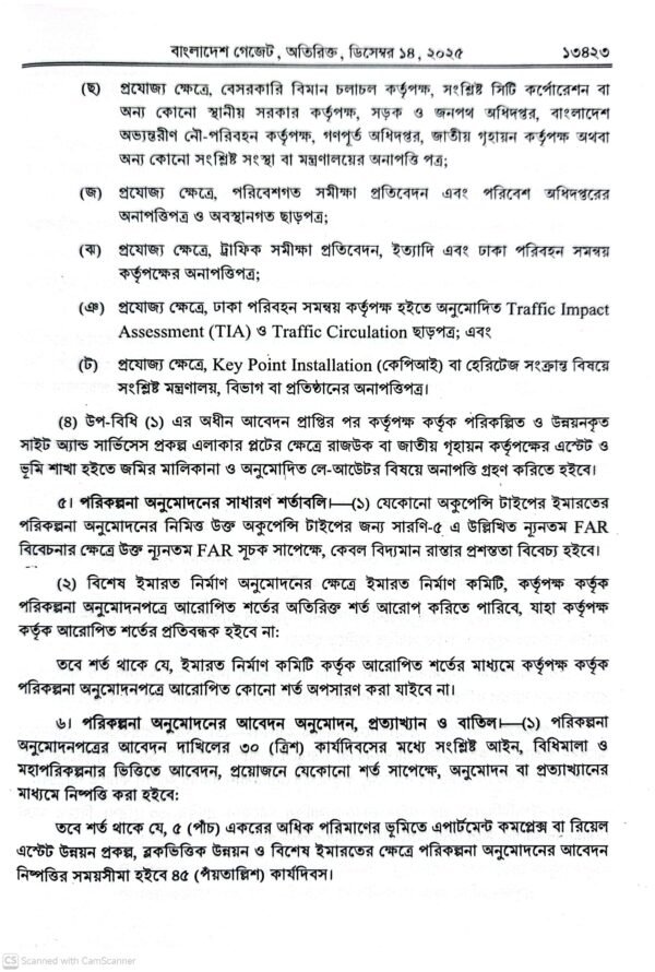ইমারত নির্মাণ বিধিমালা ২০২৫_15 ইমারত নির্মাণ বিধিমালা-২০২৫ ও আইন-১৯৫২